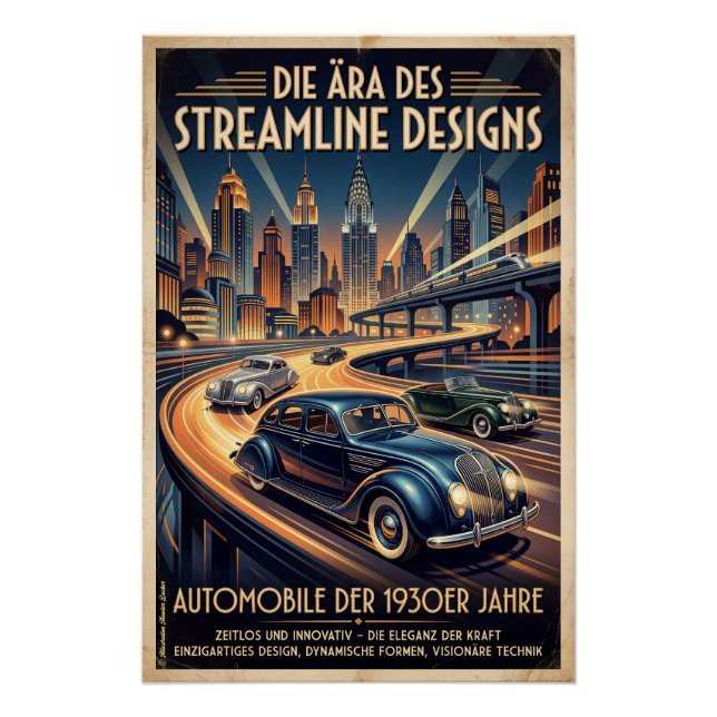 Poster Trafic Streamline  (Devant)
