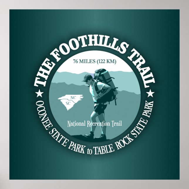 Poster Trail Foothills (Devant)