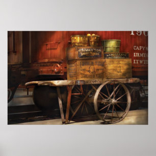 Poster Train - a obtenu un ordre de fruit