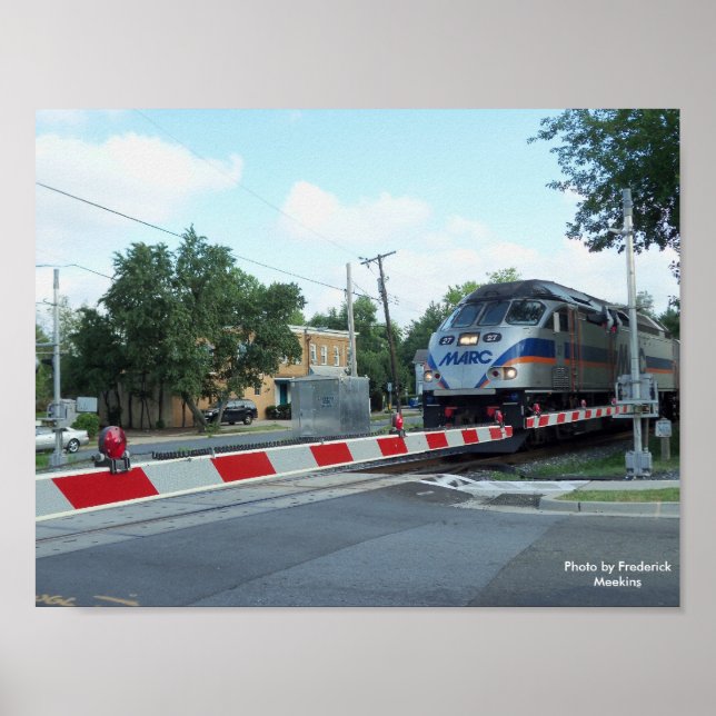Poster Train de commuter (Devant)