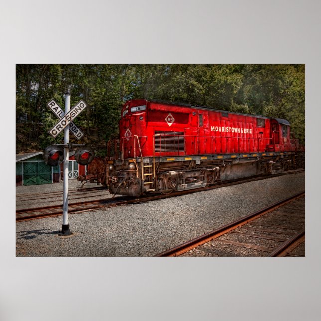 Poster Train - Diesel - Morristown Erie (Devant)