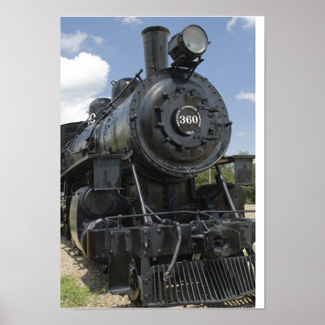 Poster Train noir (Devant)