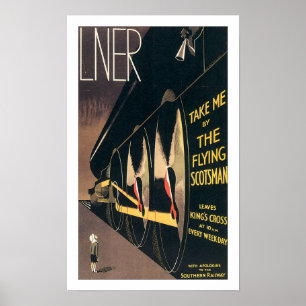 Poster Train Sud Vintage voyage