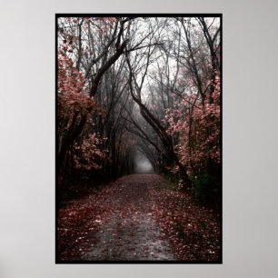 Poster Traînée brumeuse d'automne
