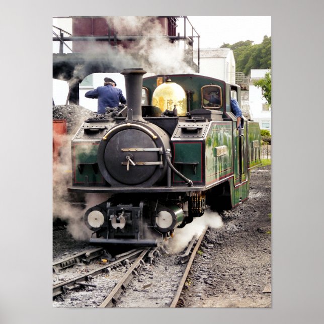 POSTER TRAINS À VAPEUR (Devant)