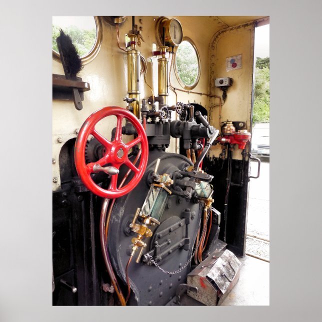 POSTER TRAINS À VAPEUR (Devant)