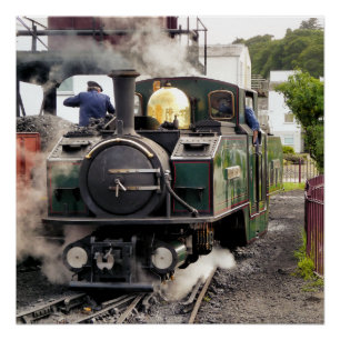 POSTER TRAINS À VAPEUR