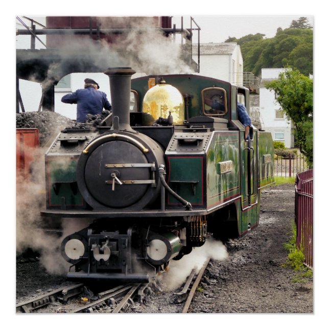 POSTER TRAINS À VAPEUR (Devant)