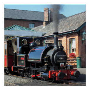 POSTER TRAINS À VAPEUR WELSH