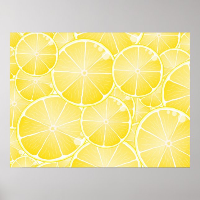 Poster Tranches de citron (Devant)