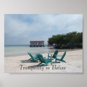 Poster Tranquillité à Belize