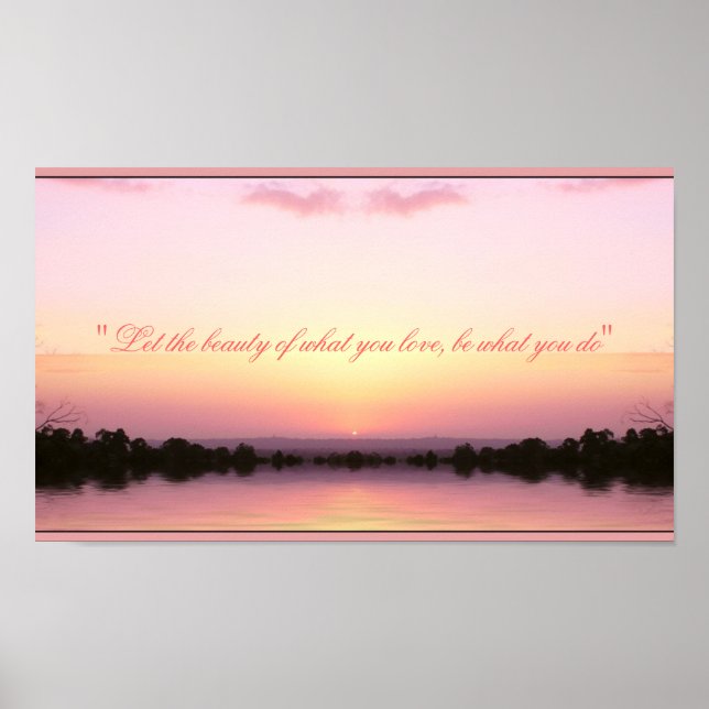 Poster Tranquipink (Devant)