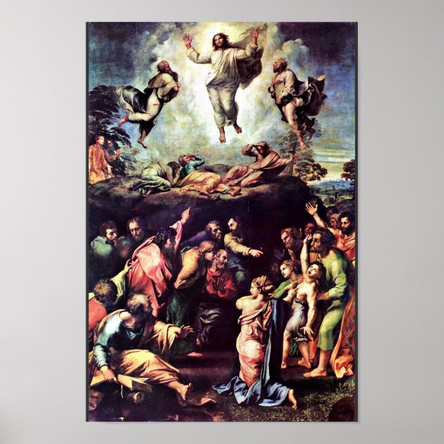 Poster Transfiguration Par Raffael (Meilleure Qualité) (Devant)