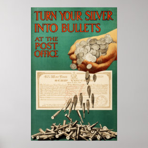 Poster Transformez votre argent en balles au bureau de