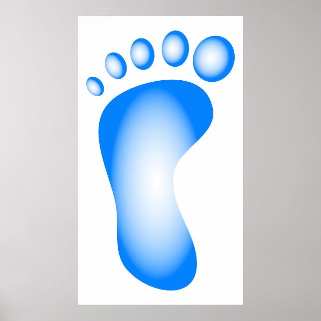 Poster Transparent Blue Foot (Devant)