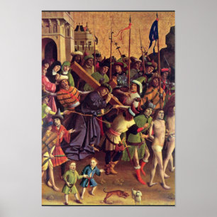 Poster Transport de la croix par le passage de Meister