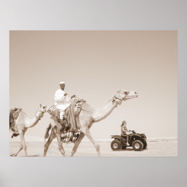 Poster transport désertique (Devant)