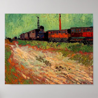Poster Transporteurs ferroviaires (F466) Van Gogh Fine Ar