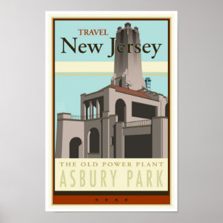 Poster Travel New Jersey