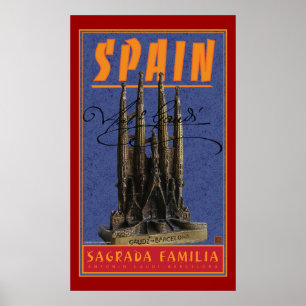 Poster TRAVEL-Spain-Gaudi