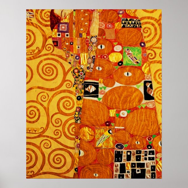 Poster Tree of Life Gustav Klimt Nouveau (Devant)