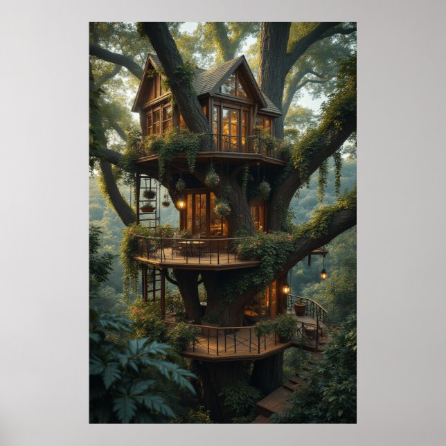 Poster Treehouse (Devant)