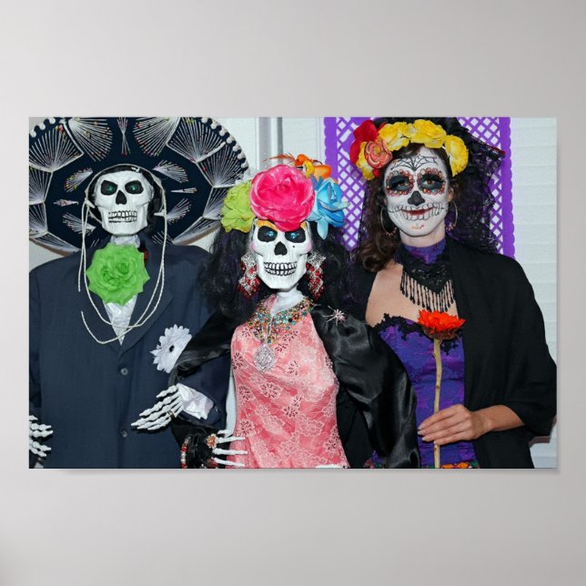 Poster Tres Catrinas (Devant)