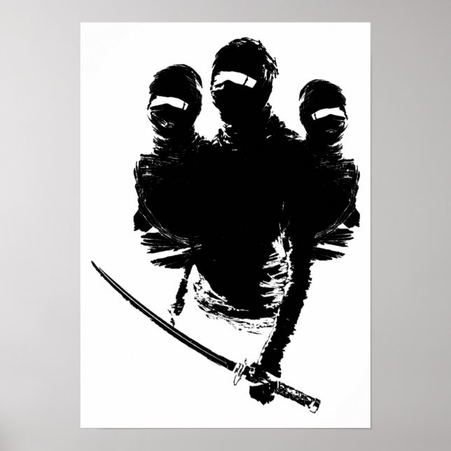Poster tres ninjas. (Devant)