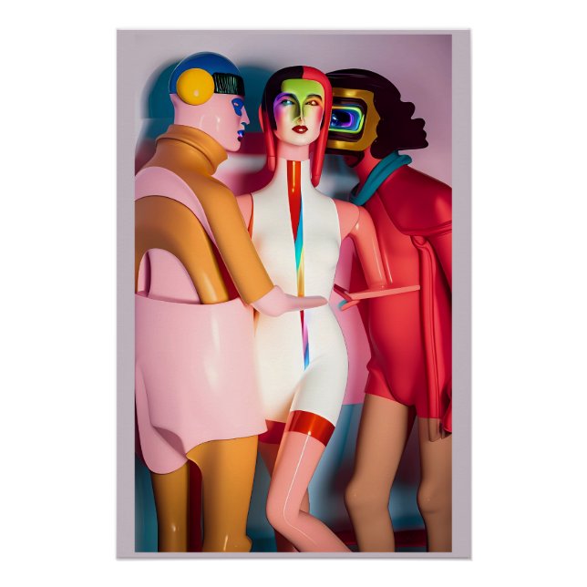 Poster Triangle d'amour aigu (Devant)