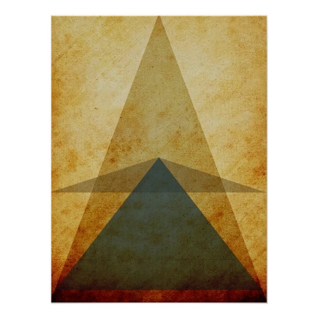 Poster Triangles (Devant)