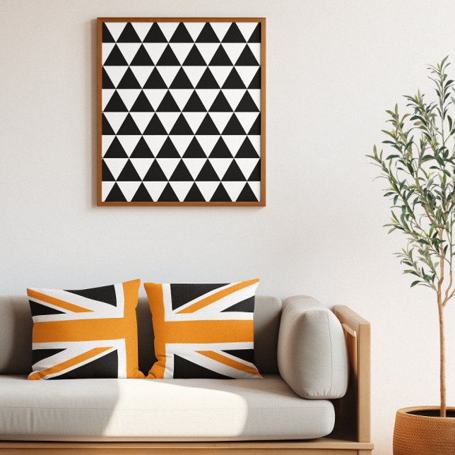 Poster Triangles noirs (Black Triangles Poster)