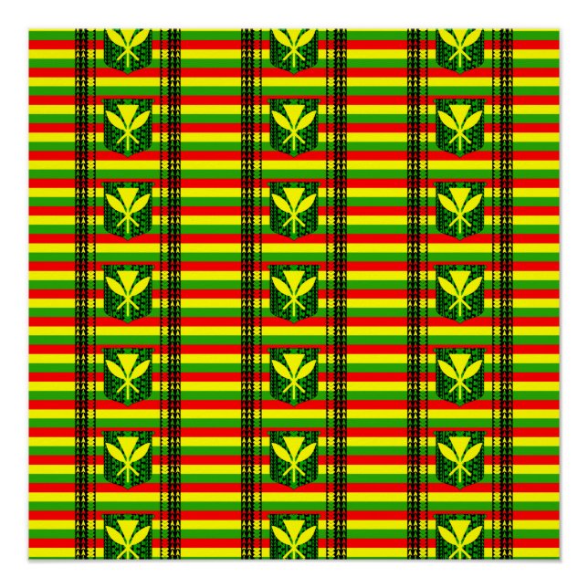 Poster Tribal Kanakan Maoli (Devant)