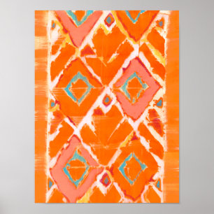 Poster Tribal Orange II