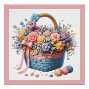 Poster Tricot Crochet Artisanat