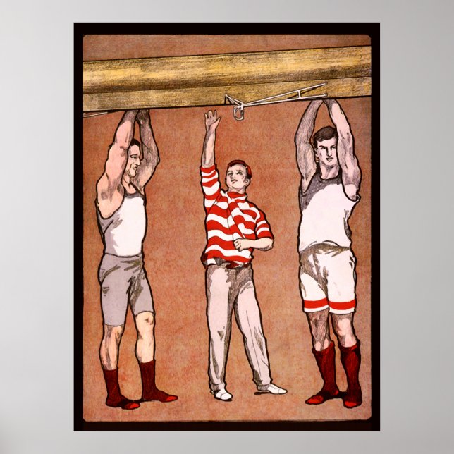 Poster Tricoter Cox Sports Vintages Tricoter Ligne de bat (Devant)