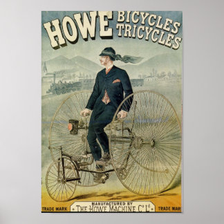 Poster Tricyls de vélos Howe