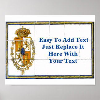 Poster Trimestre en français Mural, ajouter du texte