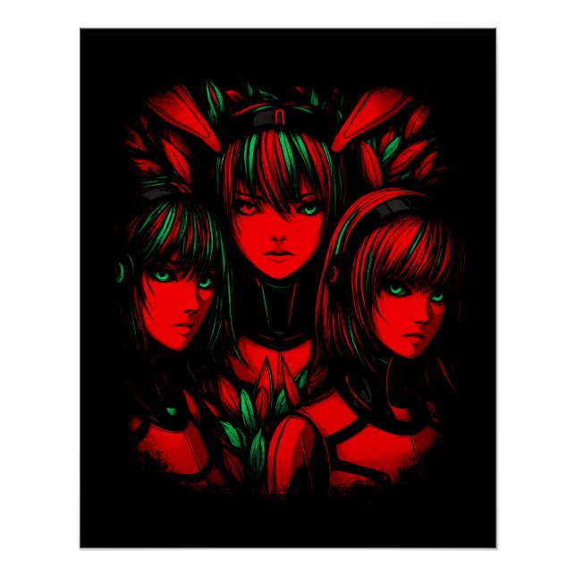 Poster Trinité cramoisie (Devant)