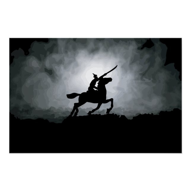 Poster Triomphe au Crépuscule : Chevalier dans le Brouill (Devant)