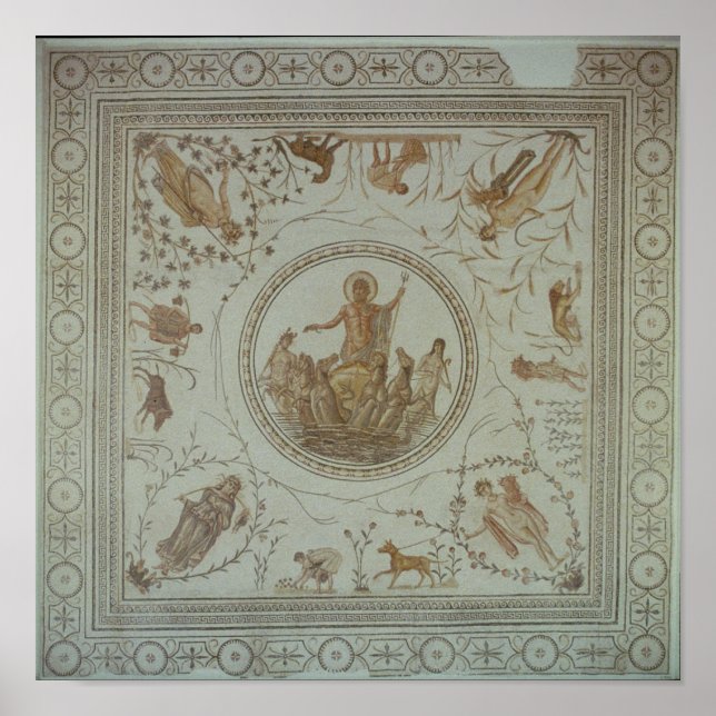 Poster Triomphe de Neptune et des Quatre Saisons (Devant)