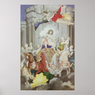 Poster Triomphe du roi Louis XIV de France