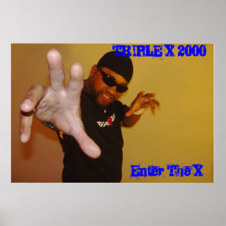 Poster Triple X 2000 006, TRIPLE X 2000, Entrez Le X