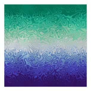 Poster Trippy Ripply Funky Boho MLM Amour Entre Hommes Fi