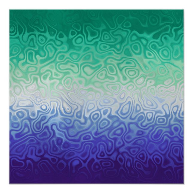 Poster Trippy Ripply Funky Boho MLM Amour Entre Hommes Fi (Devant)