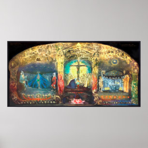 Poster Triptych Grail par Anna May - Rudolf Steiner