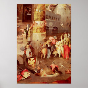 Poster Triptych of the Temptation of St. Anthony