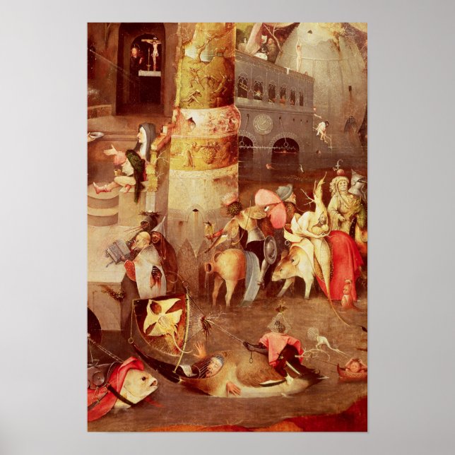 Poster Triptych of the Temptation of St. Anthony (Devant)