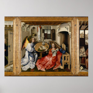 Poster Triptyque de Mérode par Robert Campin