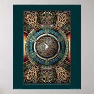 Poster Triskelion Mandala (16x20")