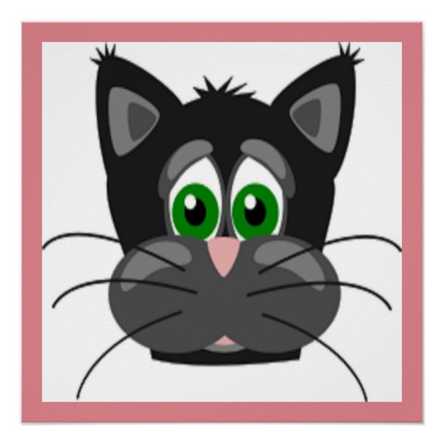 POSTER TRISTE CAT (Devant)